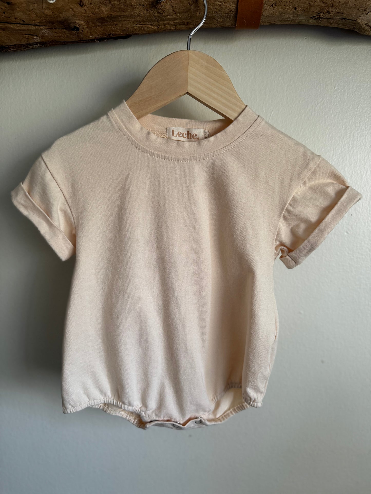 Cream Cuffed Tee