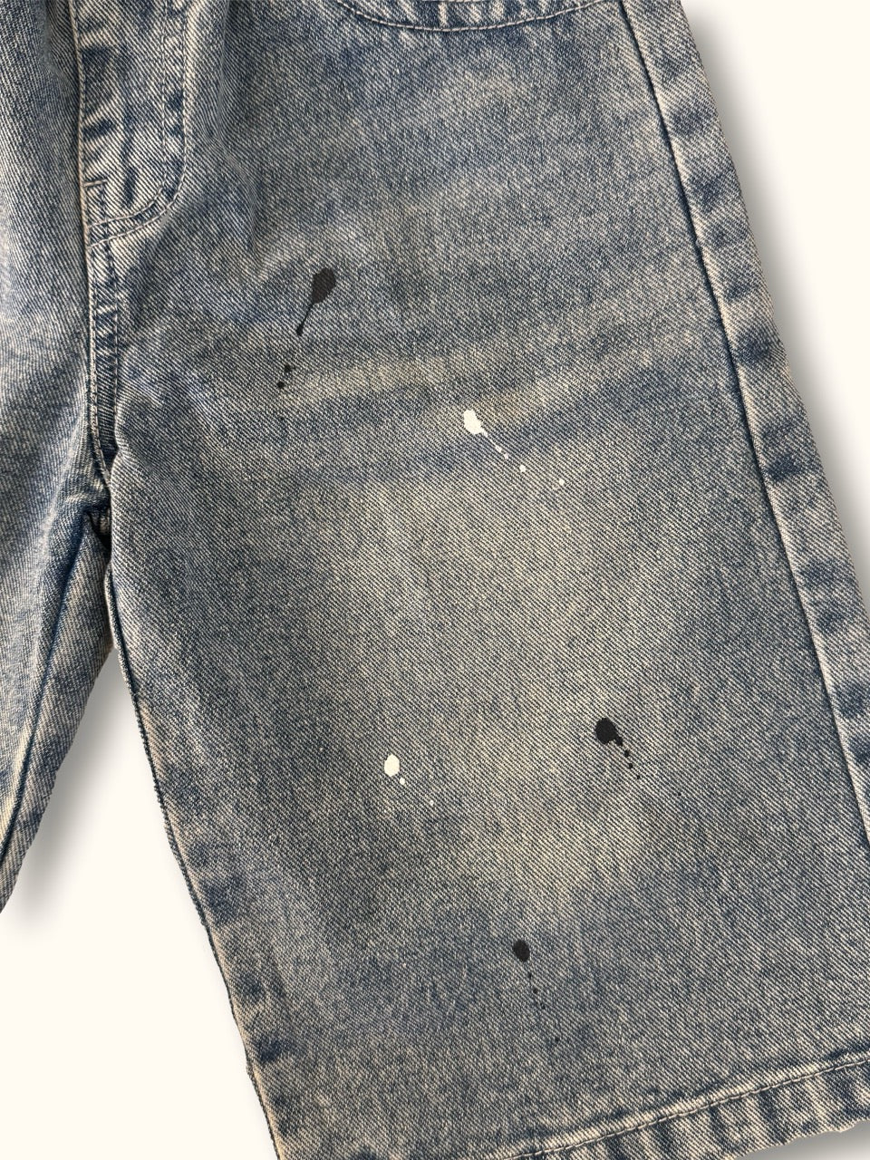 The Speckled Denim Pant