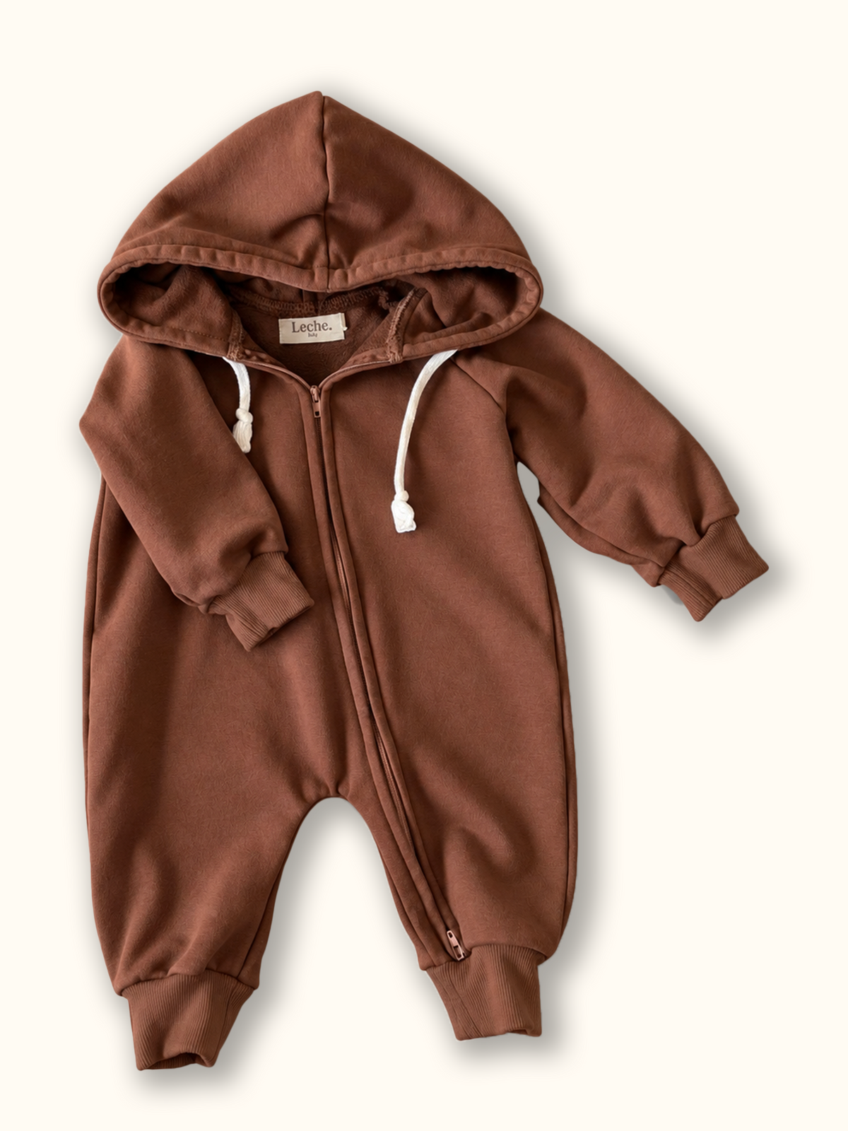 The Hoodie Romper | Chocolate
