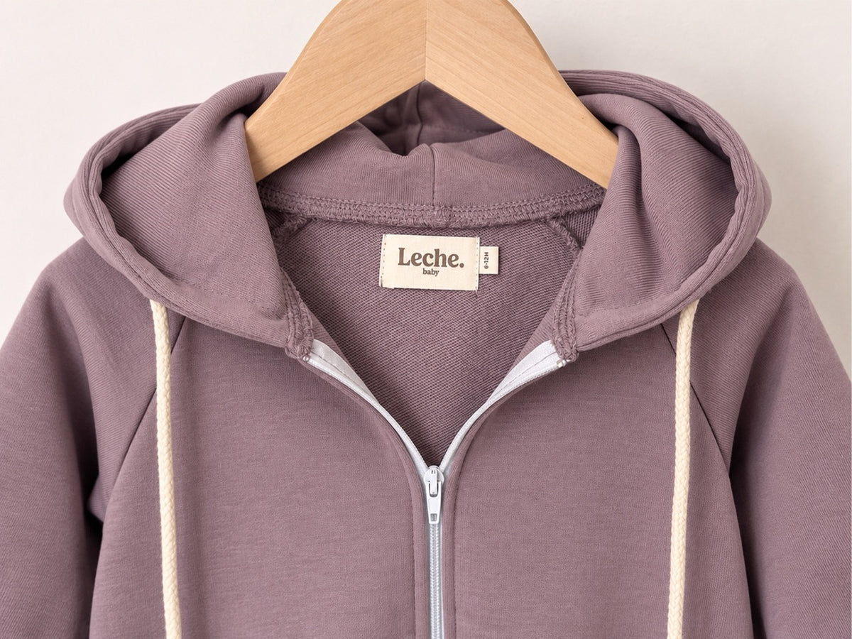 Hoodie Romper | Desert Mauve