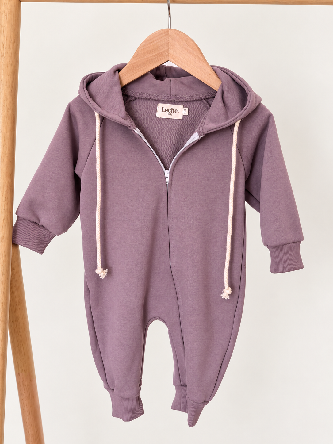 Hoodie Romper | Desert Mauve