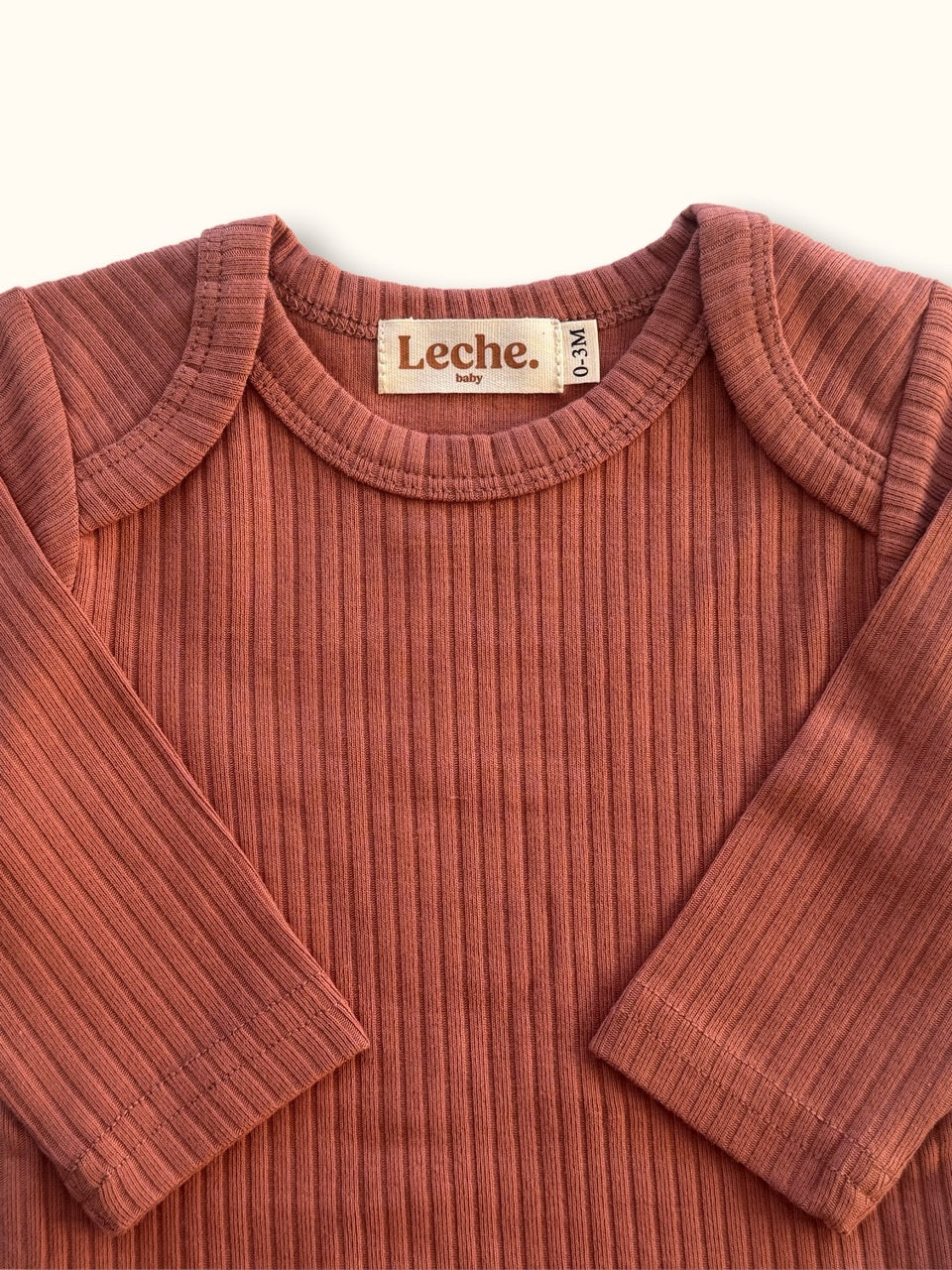 Ribbed Bodysuit | Brick
