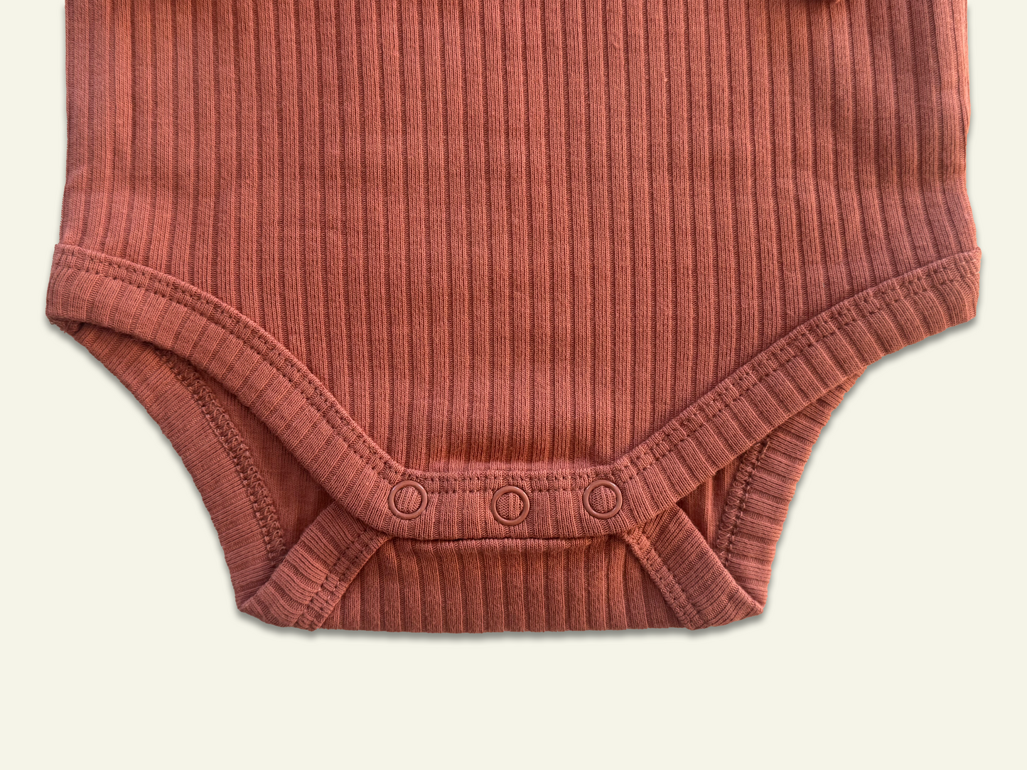 Ribbed Bodysuit | Brick