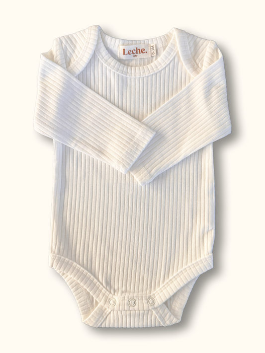 Ribbed Bodysuit | Milk