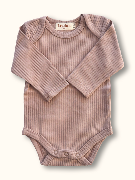 Ribbed Bodysuit | Dusk